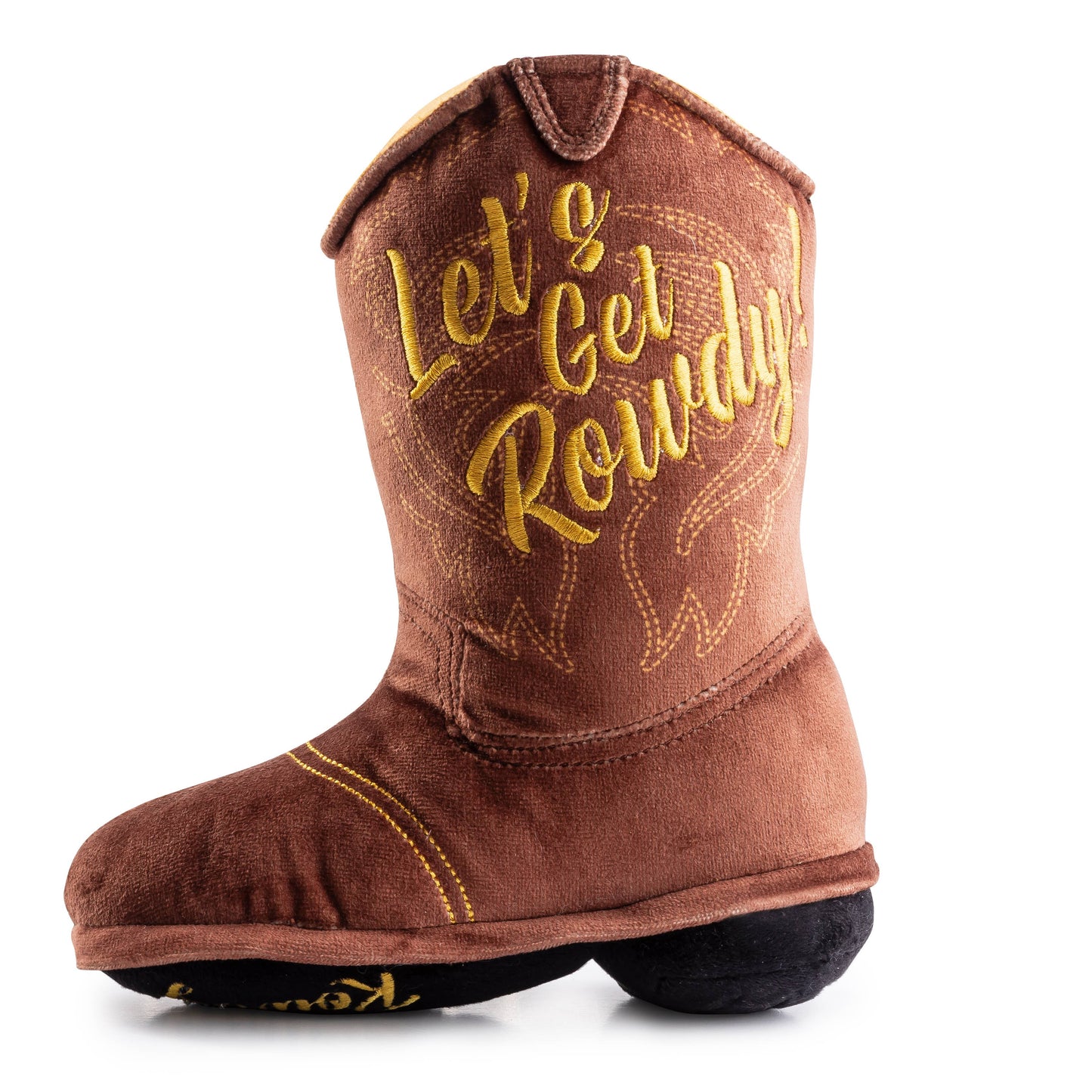 Bruine Cowboy Laars – vrolijk hondspeelgoed