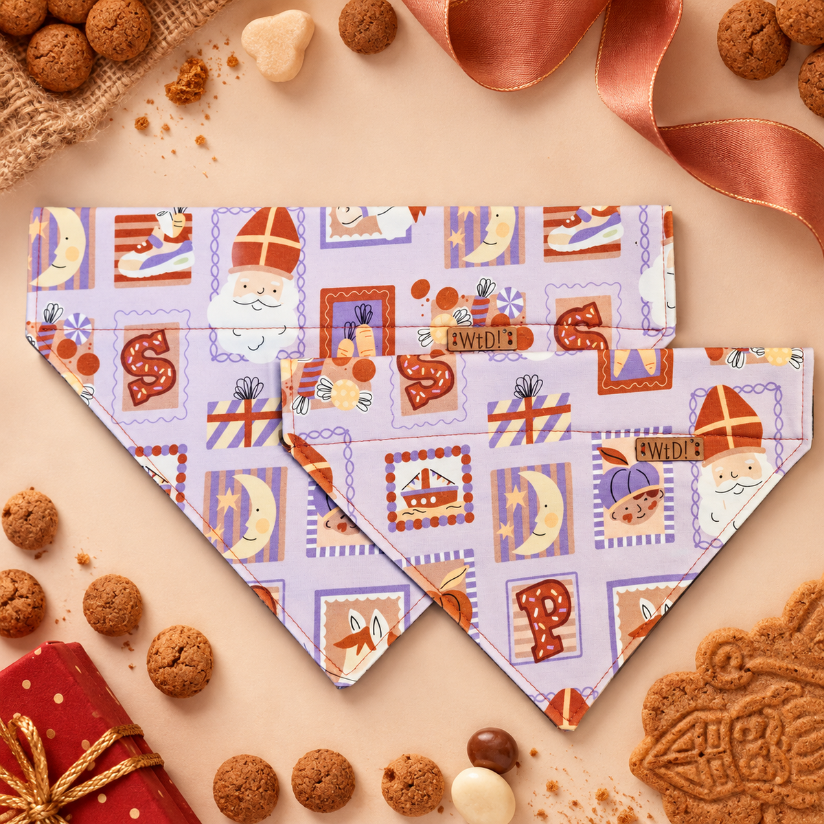 Walk that Dog Sinterklaas – Hondenbandana