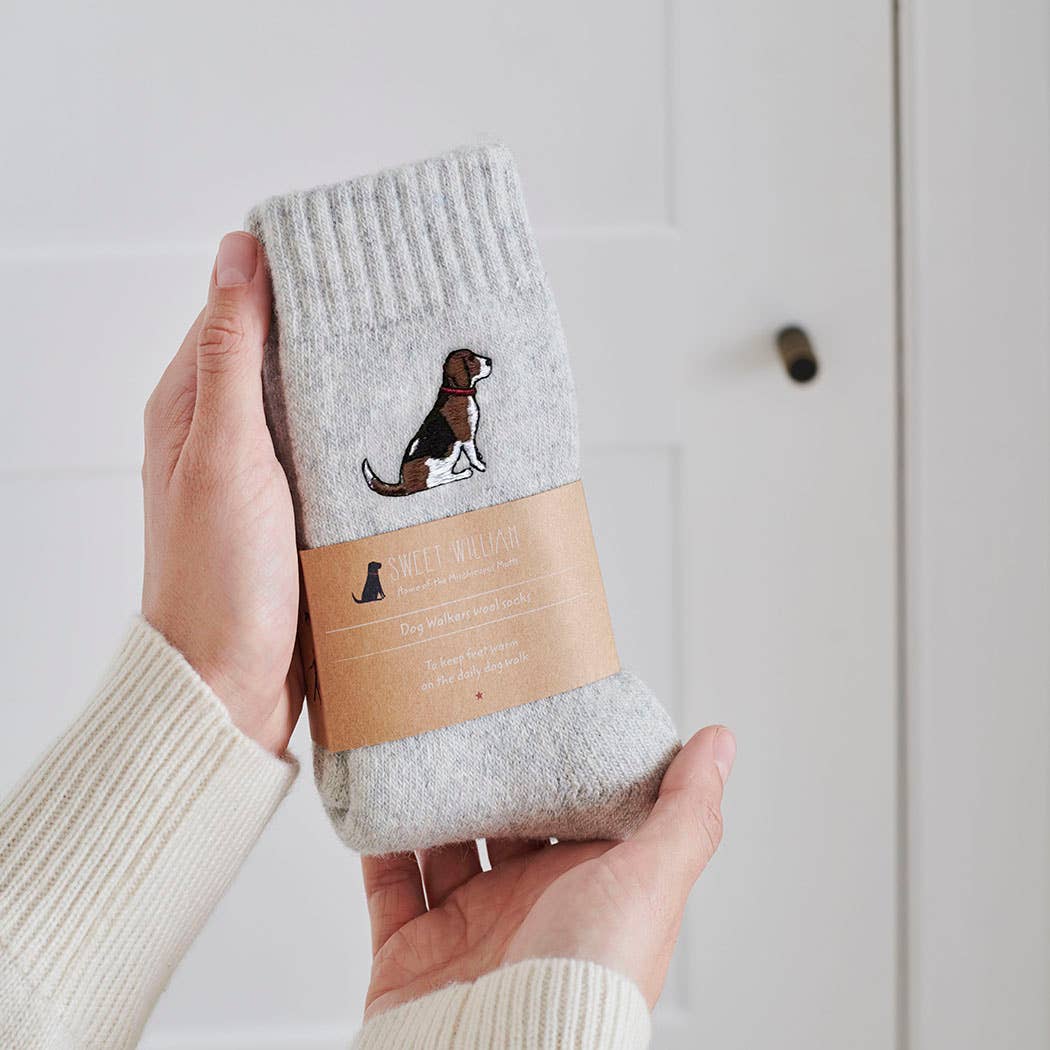 Hondensokken – Dog Walking Socks met hondenprint, katoenmix, voor hondenliefhebbers