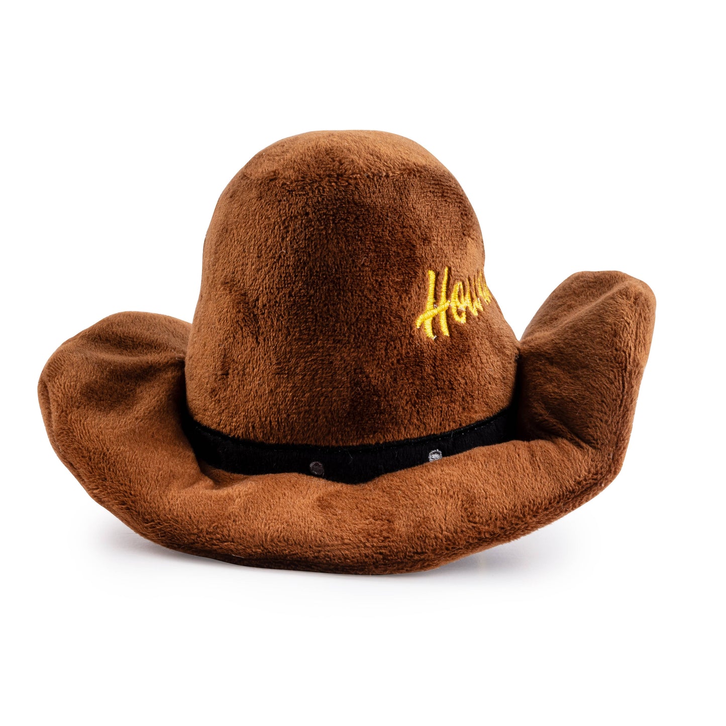 Bruine Cowboy hoed - Pluche hondenspeelgoed