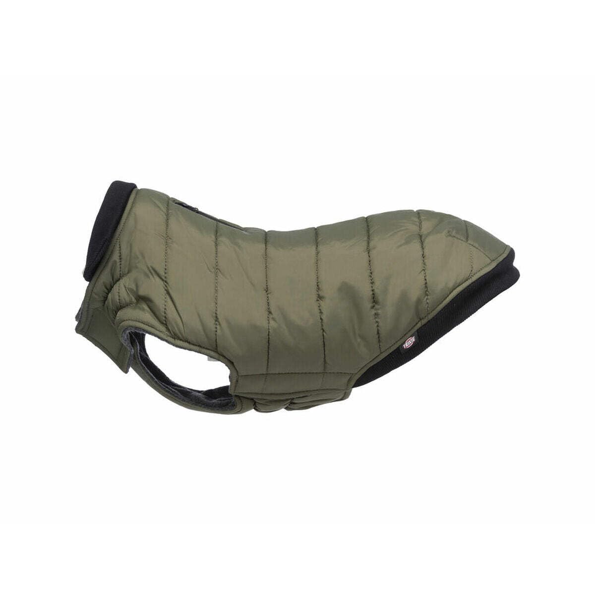 Jas Arlay Donkergroen waterafstotende hondenjas met fleece voering