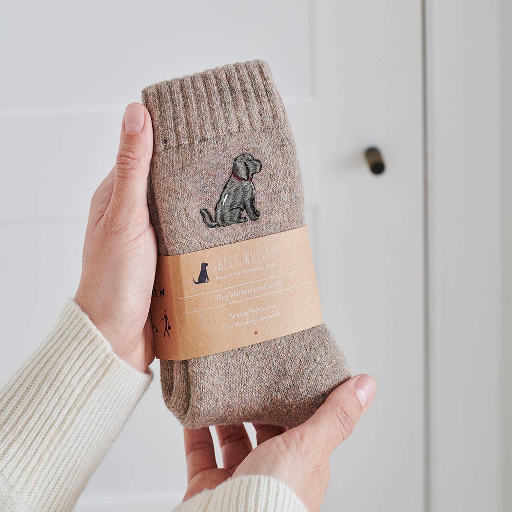 Hondensokken – Dog Walking Socks met hondenprint, katoenmix, voor hondenliefhebbers