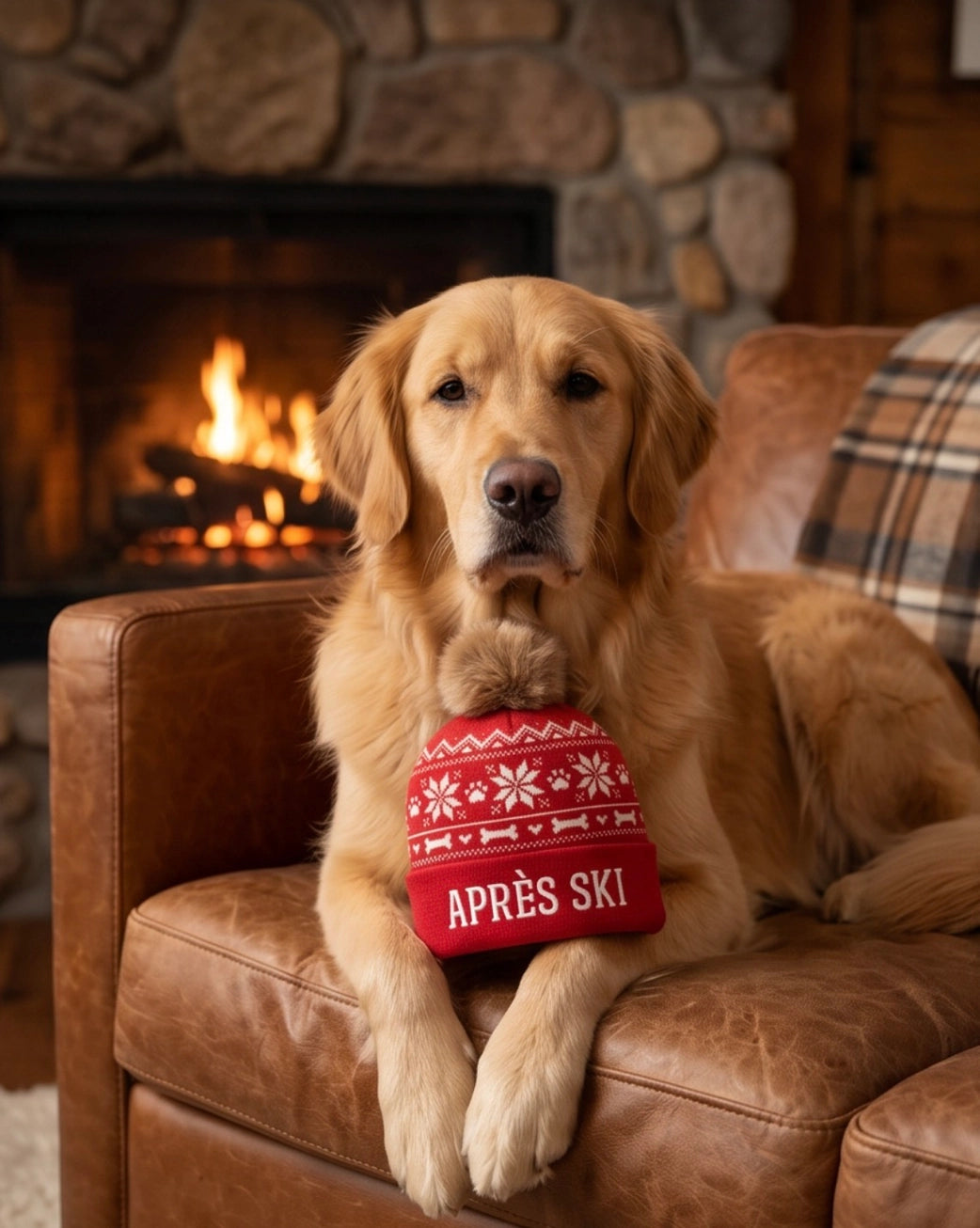 Haute Diggity Dog Après Ski Hat – Pluche Hondenspeelgoed