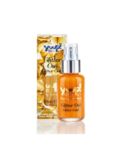 Yuup Fashion Glitter Gold Cologne – hondenparfum 50 ml