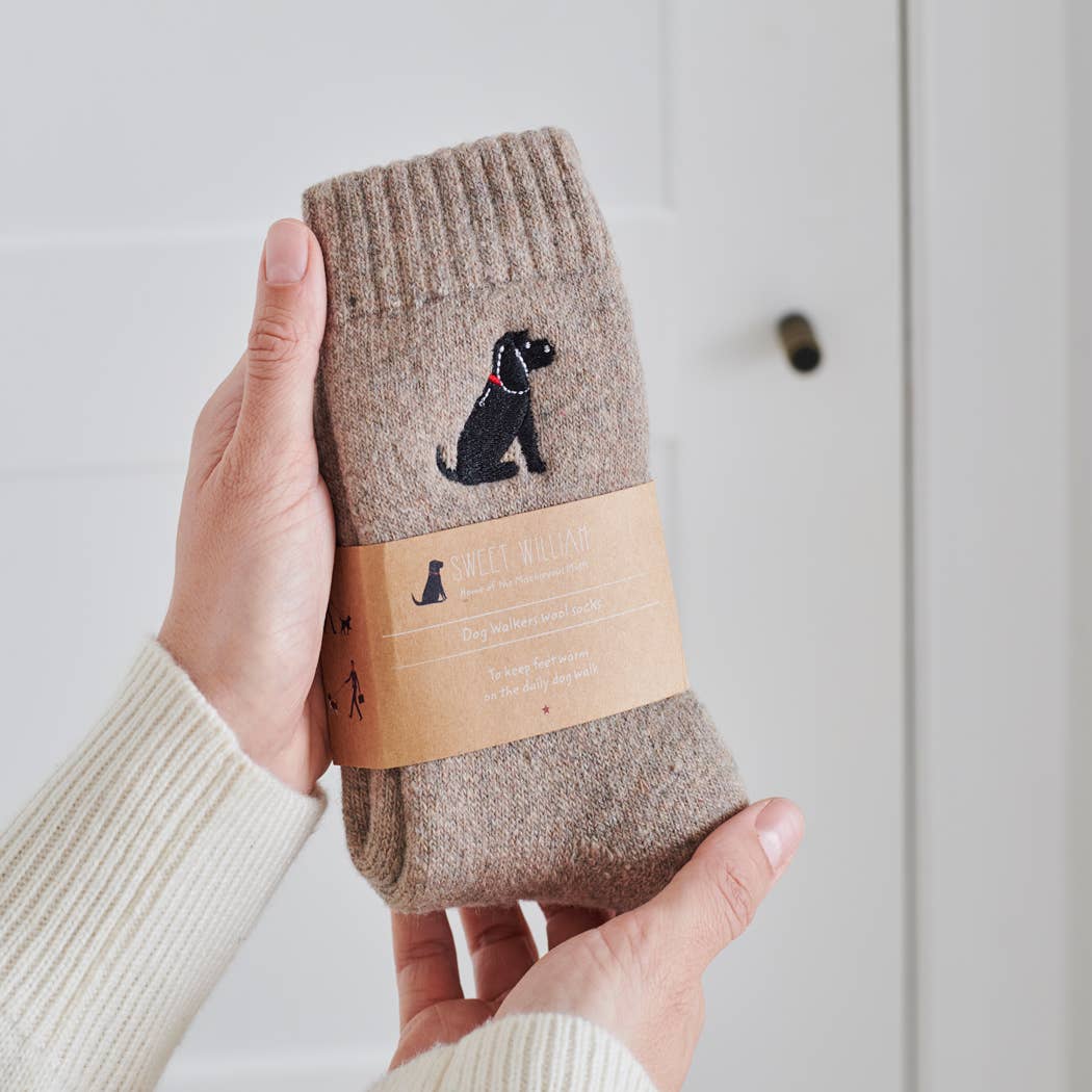 Hondensokken – Dog Walking Socks met hondenprint, katoenmix, voor hondenliefhebbers