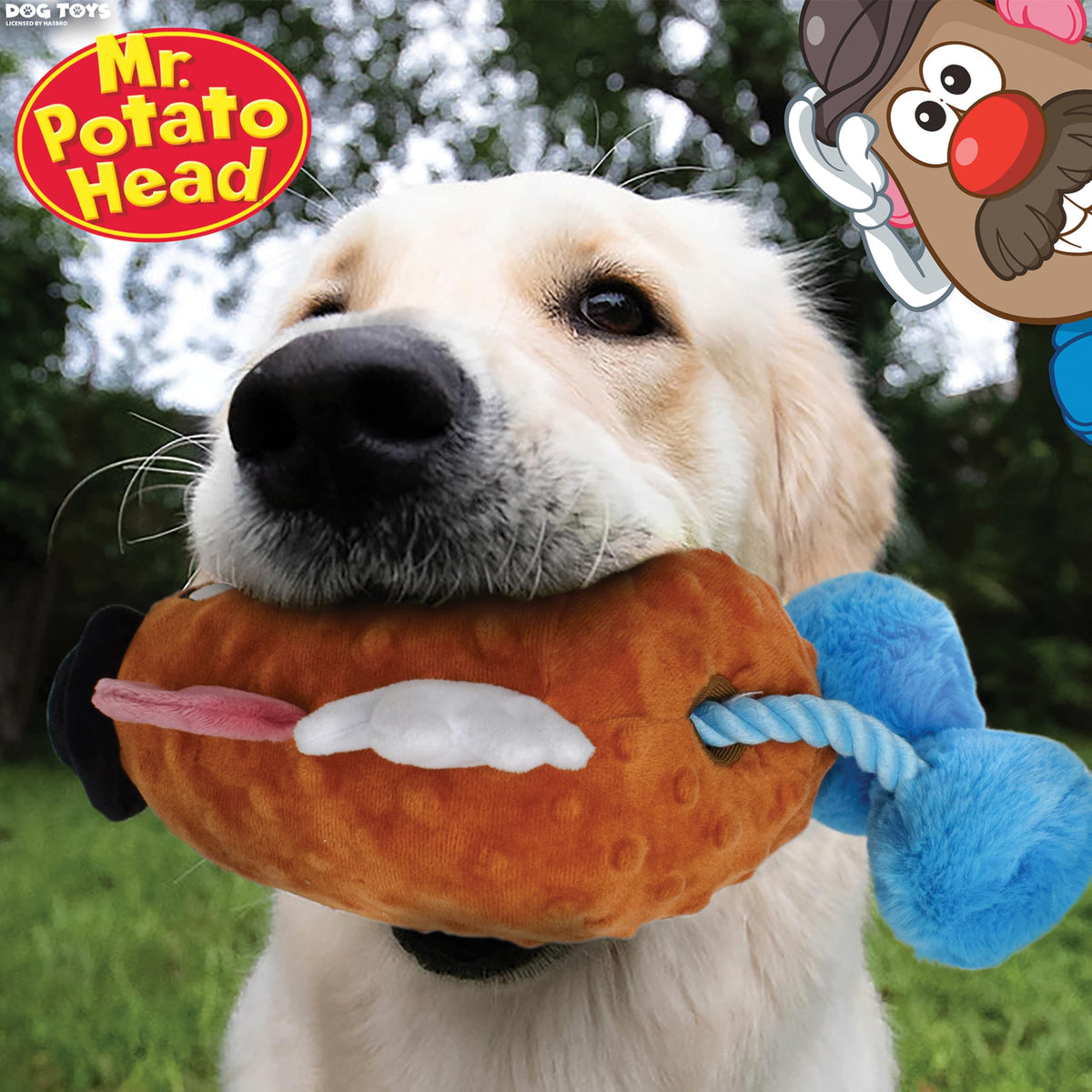 Hasbro Mr. Potato Head – Pluche Hondenspeelgoed met Pieper 20 & 28 cm