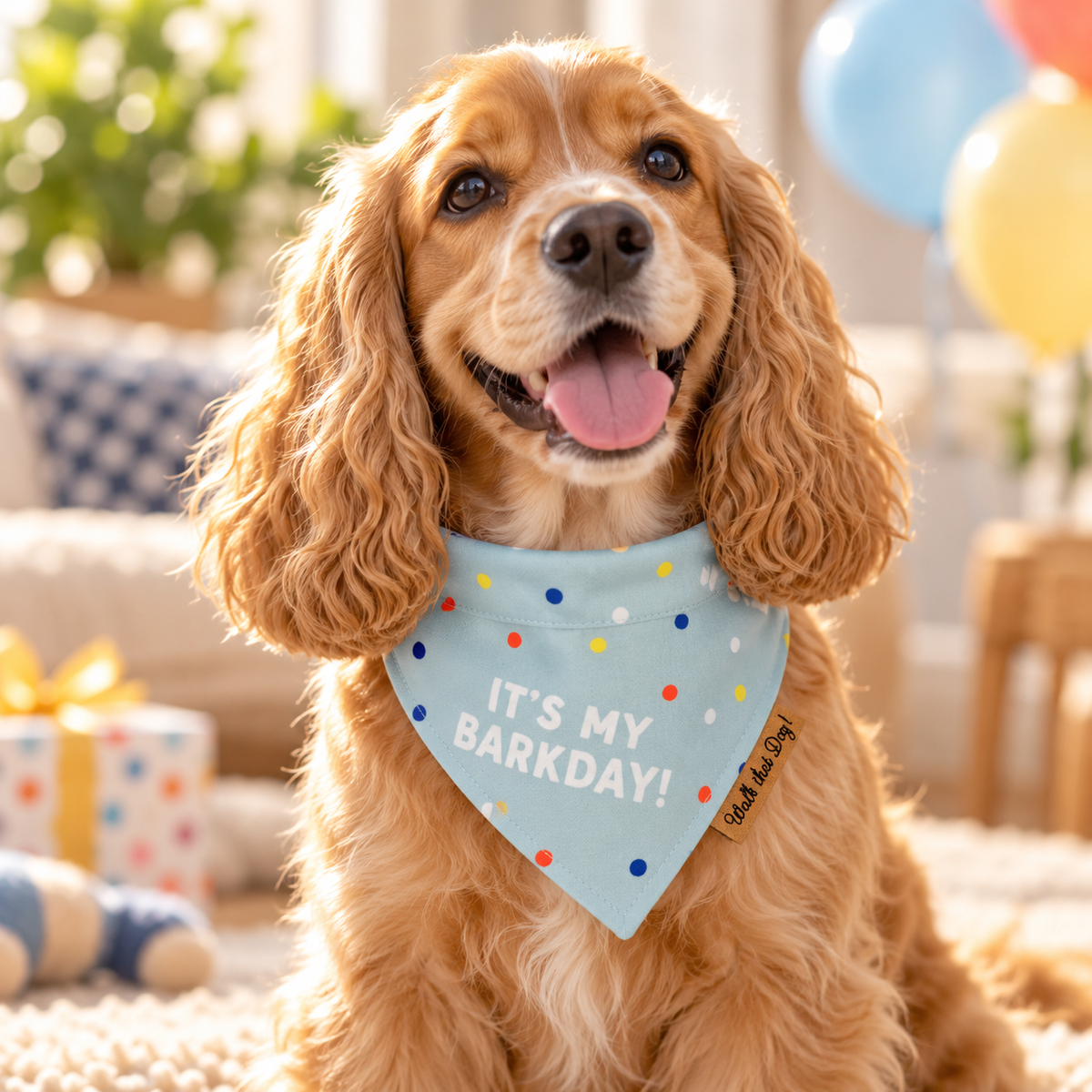 Walk That Dog It’s My Barkday – Hondenbandana