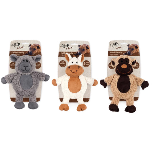 AFP Lambswool Cuddle Paunchy knuffel hond