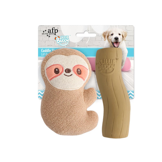 AFP Cuddle Sloth 2-pack knuffel toy voor hond