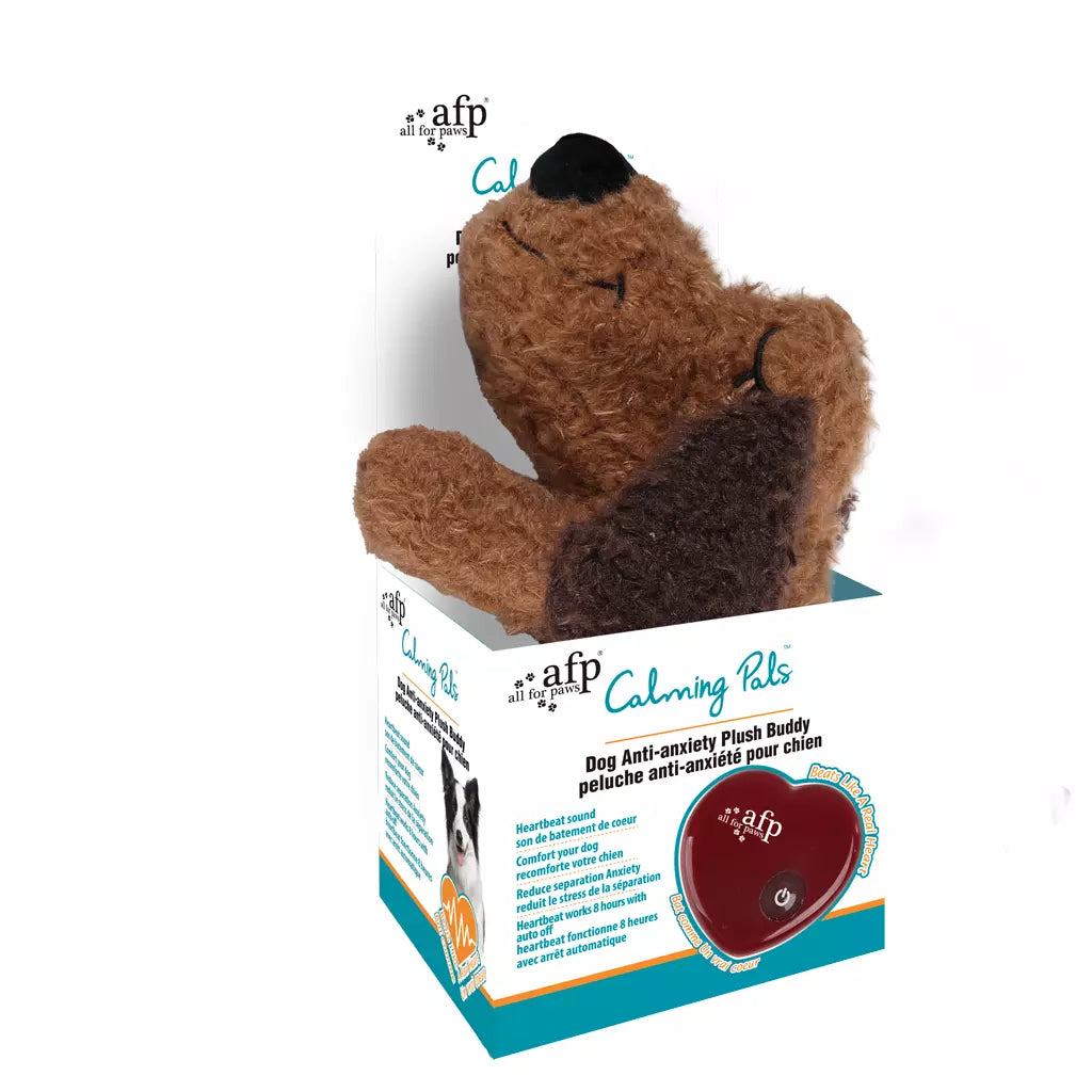 AFP Calm Paws Dog Anti-Anxiety Plush Buddy Kalmerende Puppyknuffel met Hartslag