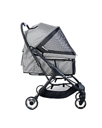 Prime Line Buggy Type 2 Grijs – hondenbuggy 84×57×101 cm
