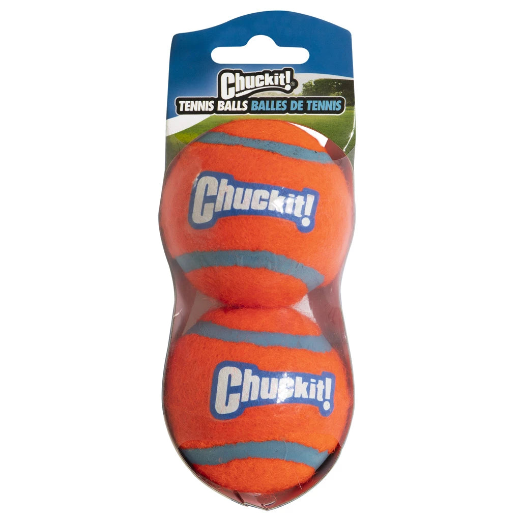 Chuckit! Tennis Ball S 2-pack Ø5 cm – duurzame honden tennisballen die hoog stuiteren en drijven