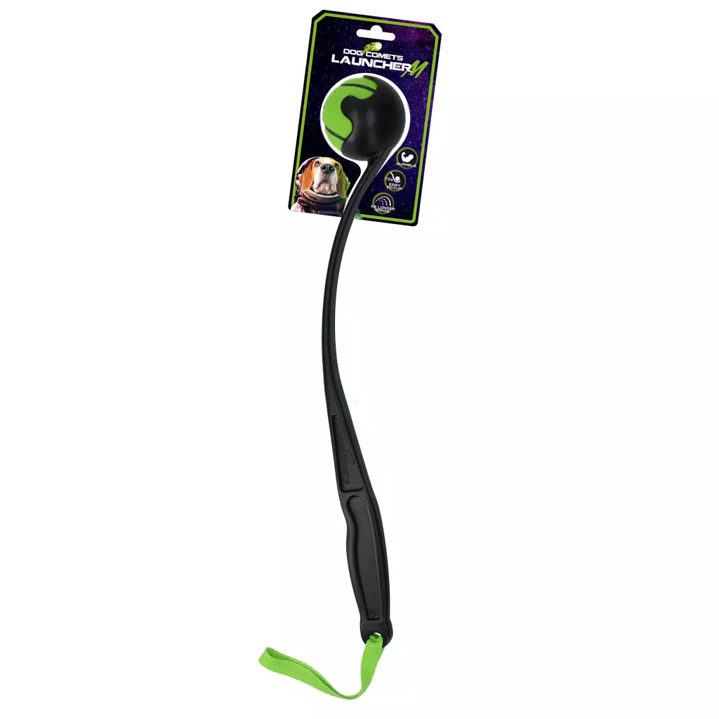 Dog Comets Launcher Groen M 48cm | Ballenwerper incl. tennisbal