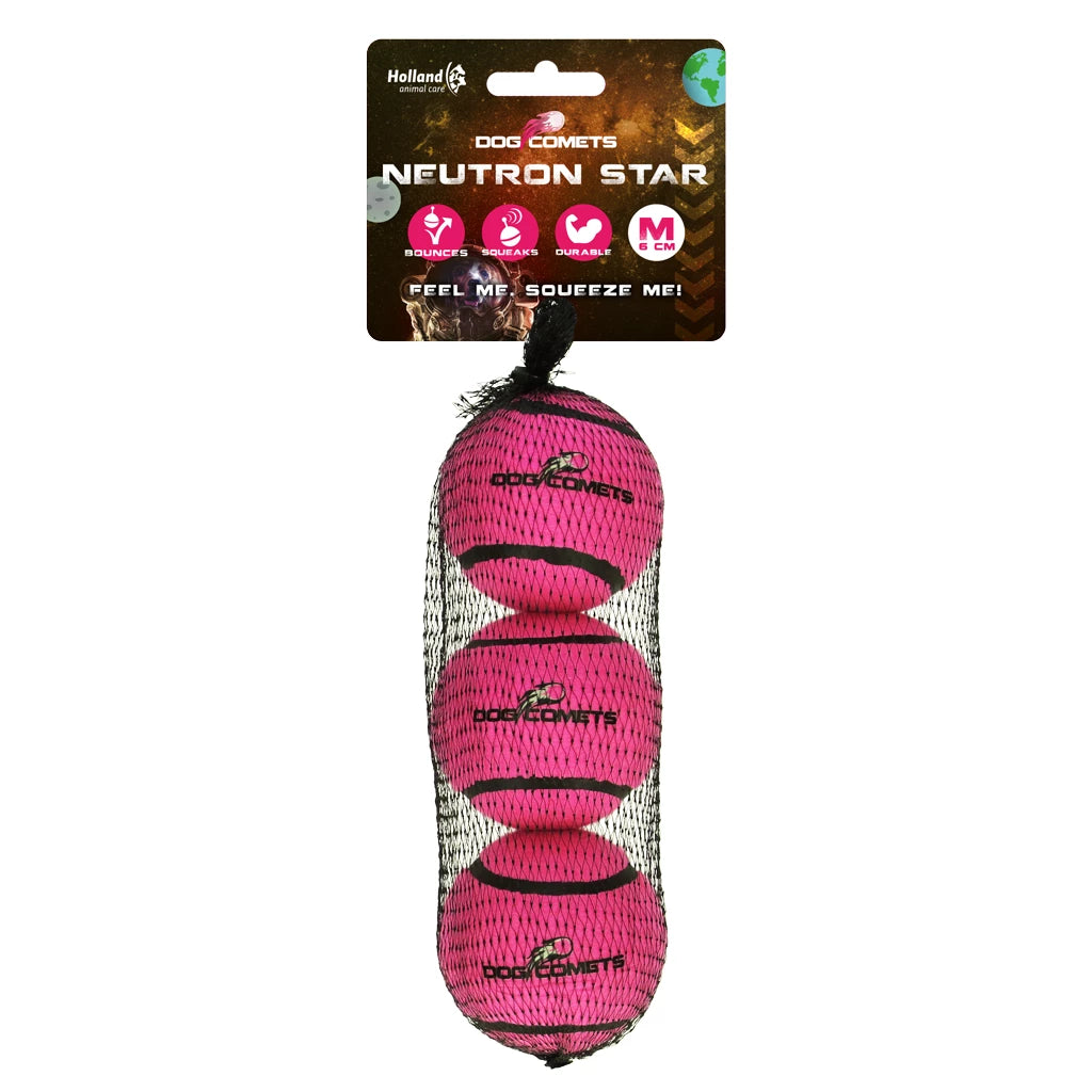Dog Comets Neutron Star S of M  3-pack | Tennisbal met Pieper