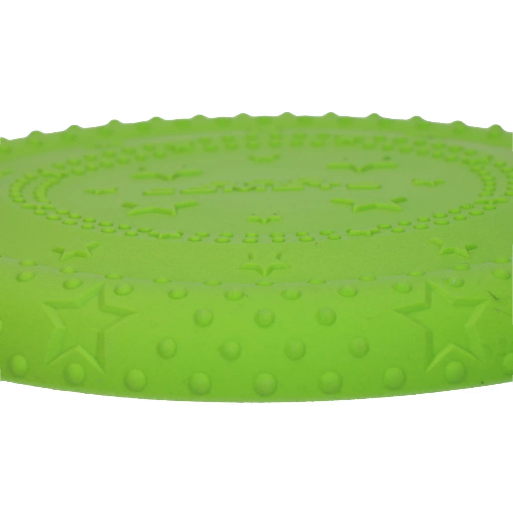 Dog Comets UFO Flyer Groen Hondenspeeltje van TPR Schuimrubber