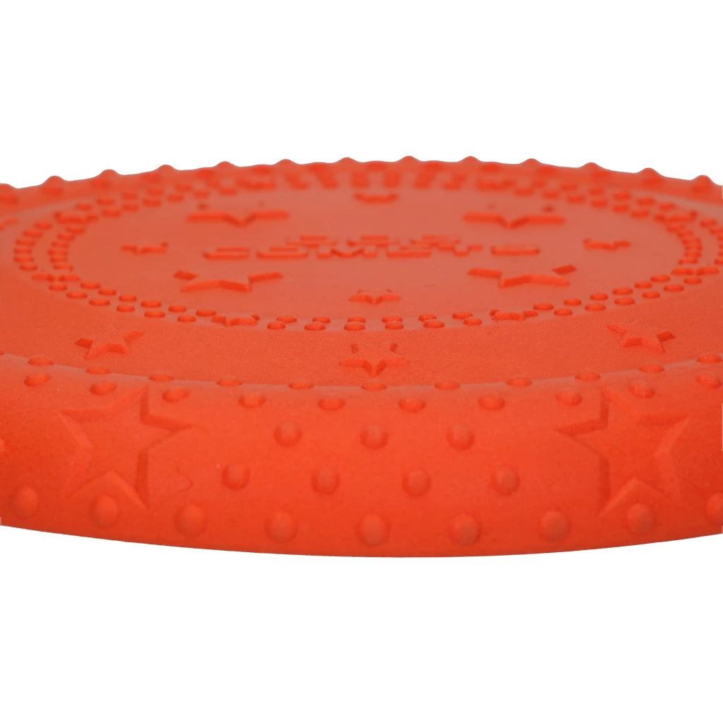 Dog Comets UFO Flyer Oranje Hondenspeeltje van TPR Schuimrubber
