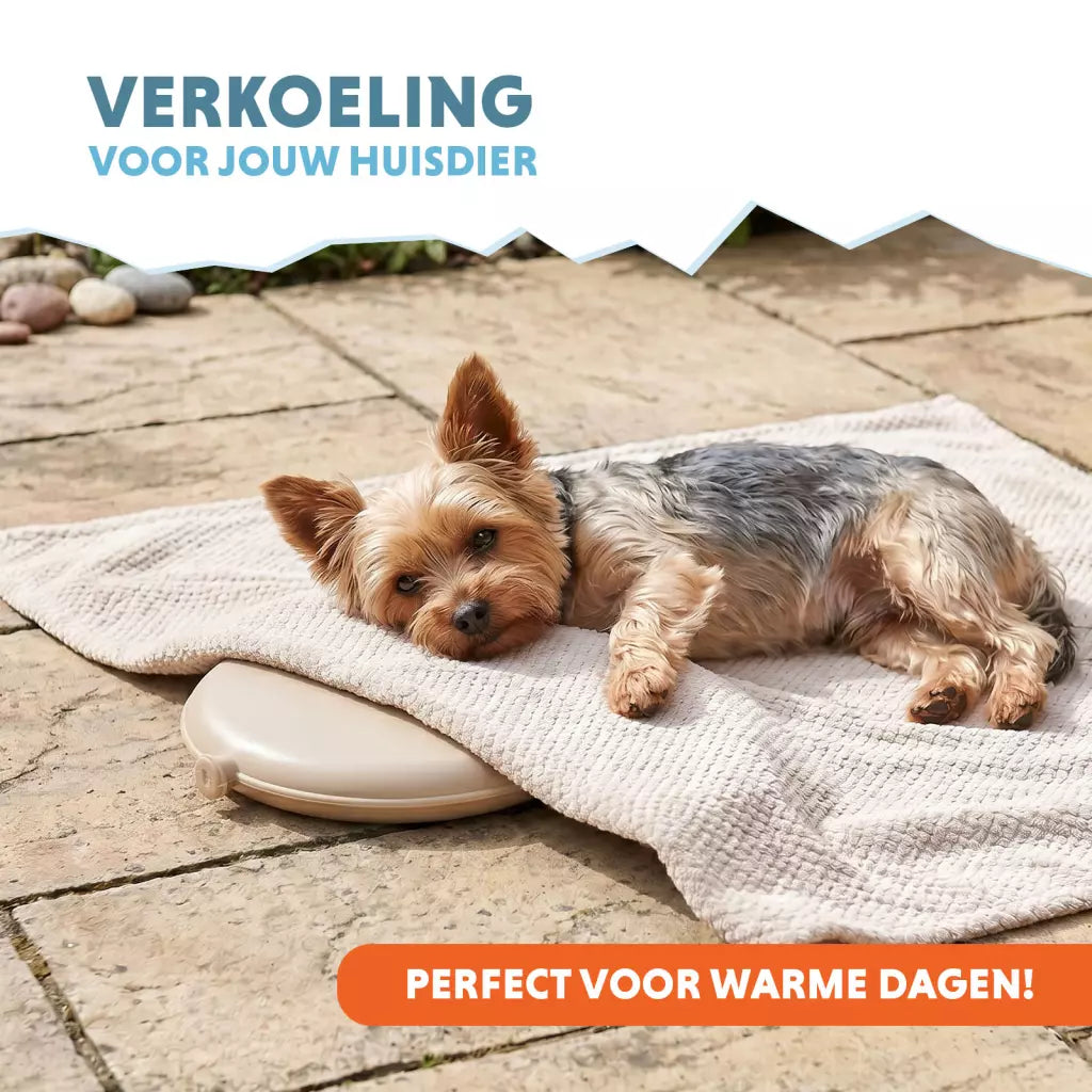 CoolPets Cooling Disc Beige – Koelschijf voor honden & kleine huisdieren