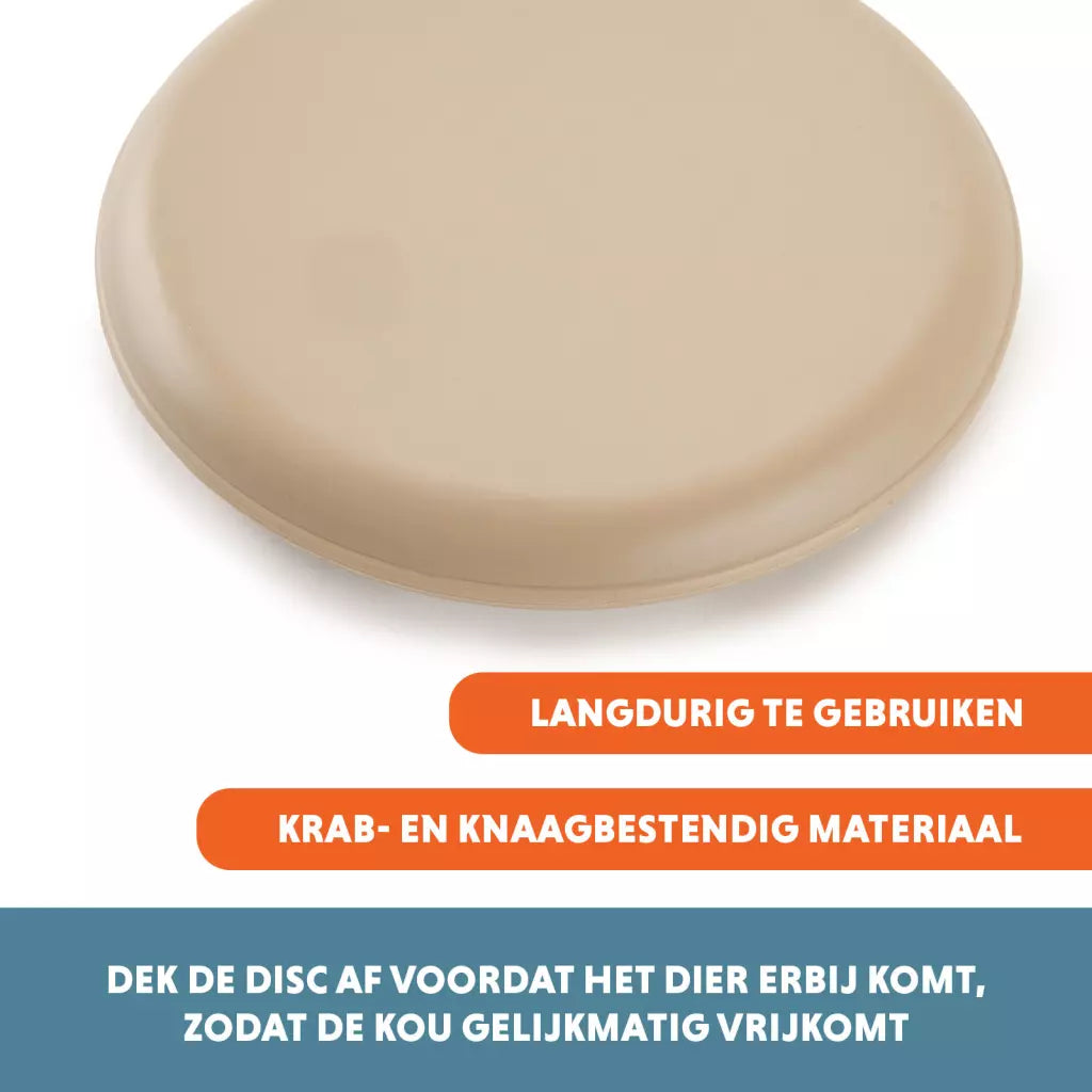 CoolPets Cooling Disc Beige – Koelschijf voor honden & kleine huisdieren