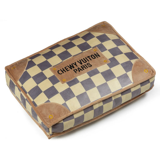 Chewy Vuiton Bed – Checker design & fashion look