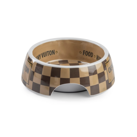 Chewy Vuiton Voerbak – Designer voerbak voor stijlvolle honden