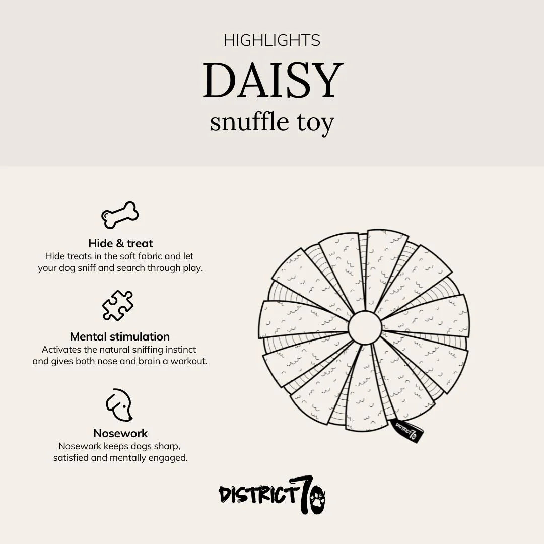 District 70 DAISY Snuffelspeelgoed voor Honden Mentale Uitdaging en Anti-Verveling