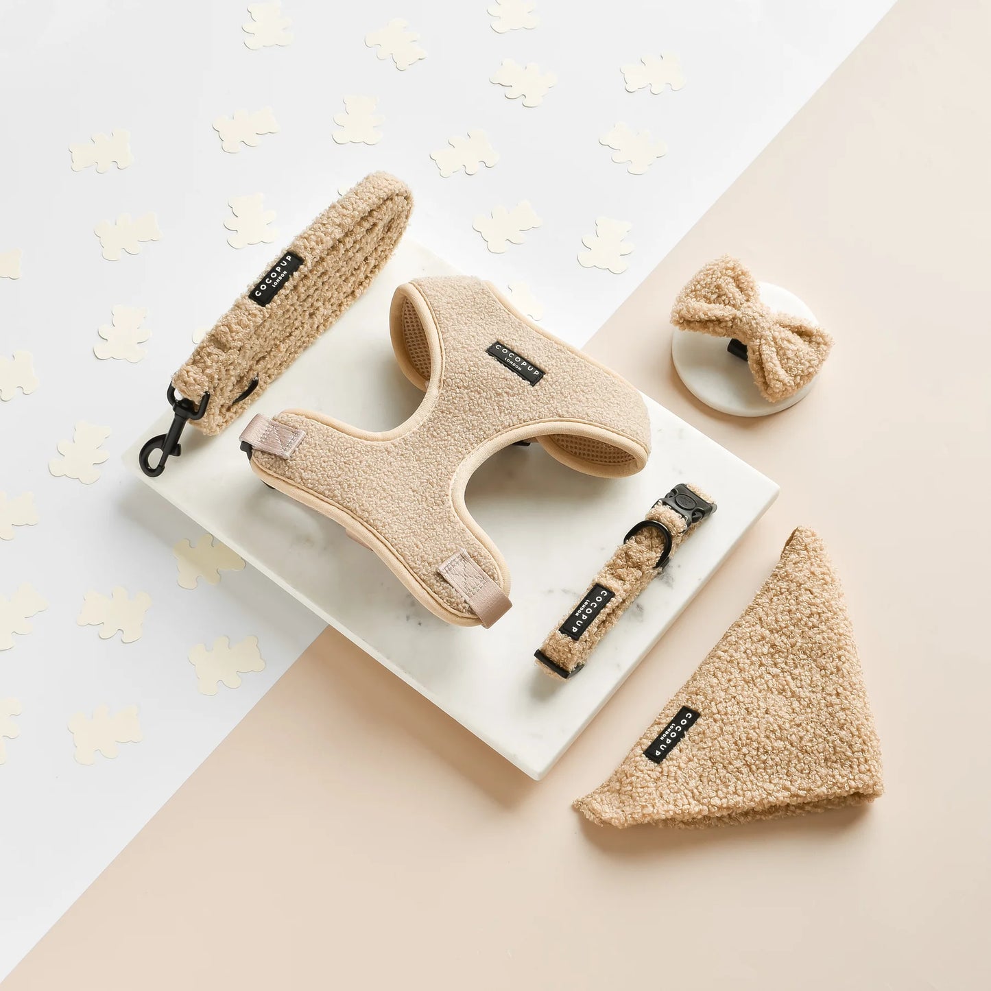 Cocopup London - Teddy Nude Rupert Halsband