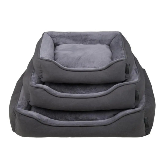 Snug Box Bed – Stone Grey & compact box comfort