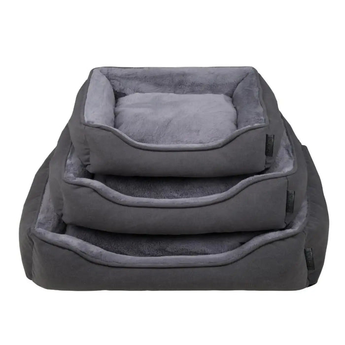 Snug Box Bed – Stone Grey & compact box comfort