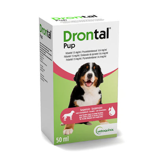 Drontal Pup 50 ml vloeibare ontworming middel voor pups