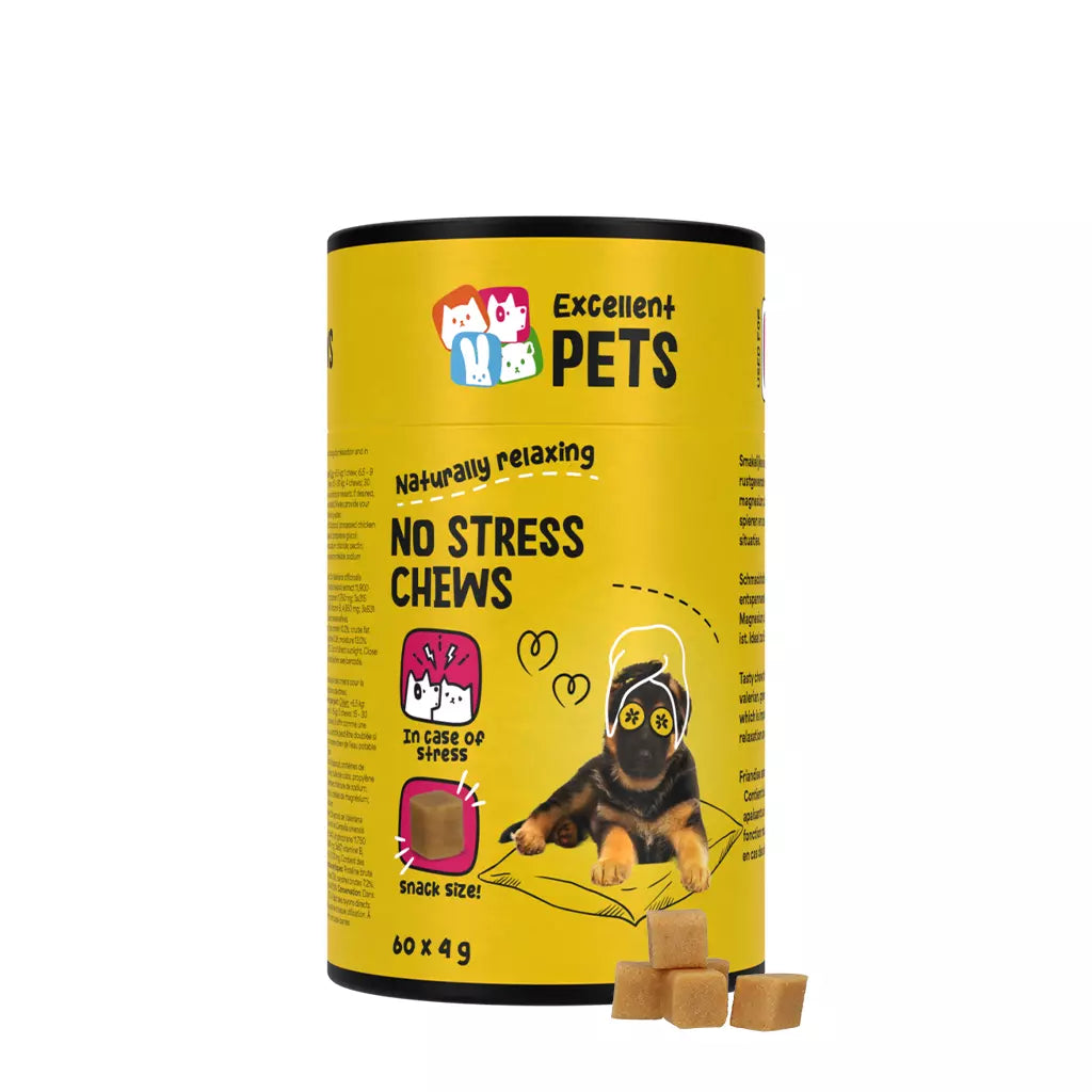 Excellent Pets No Stress Soft Chews voor Honden – Kalmerende Soft Chews