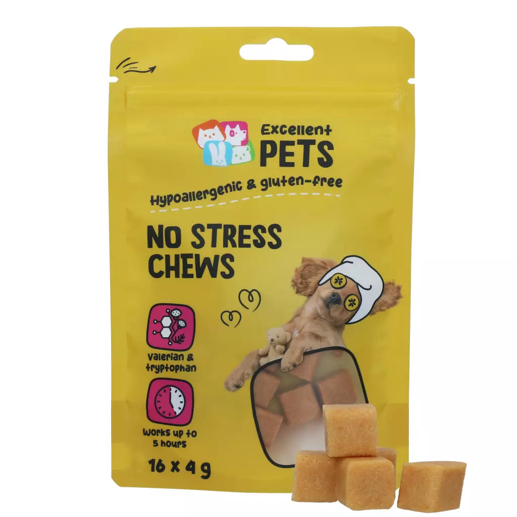 Excellent Pets No Stress Soft Chews voor Honden – Kalmerende Soft Chews