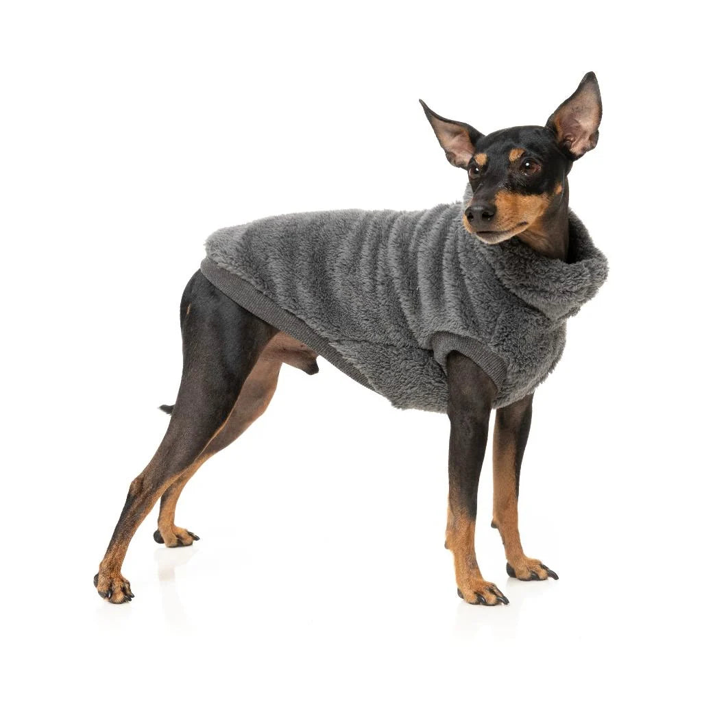 FuzzYard Turtle Teddy Hondentrui Charcoal – Maat 1 t/m 7