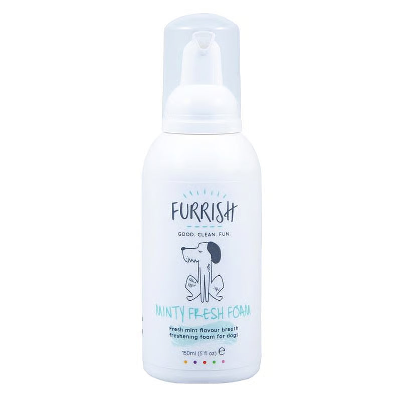 Furrish Minty Fresh Foam 150 ml schuim voor hondenmond