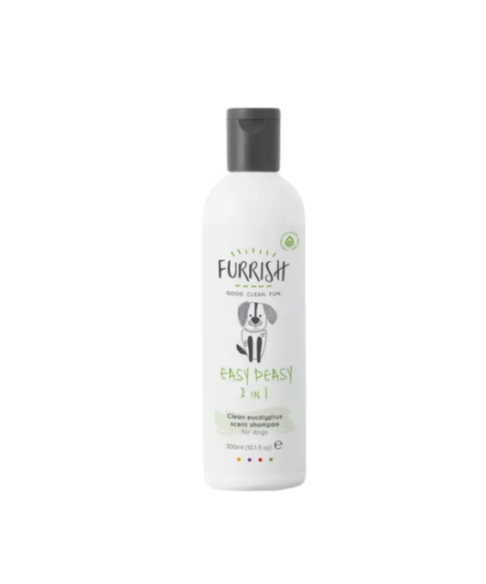 Furrish Easy Peasy 2-in-1 Shampoo – reinigt en hydrateert de hondenvacht in één stap (300 ml)