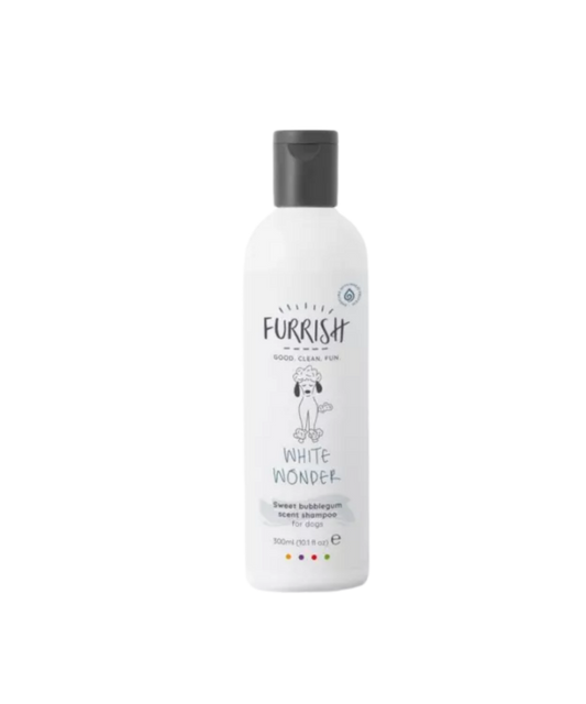 Furrish White Wonder Shampoo – whitening shampoo voor helder witte vacht (300 ml)