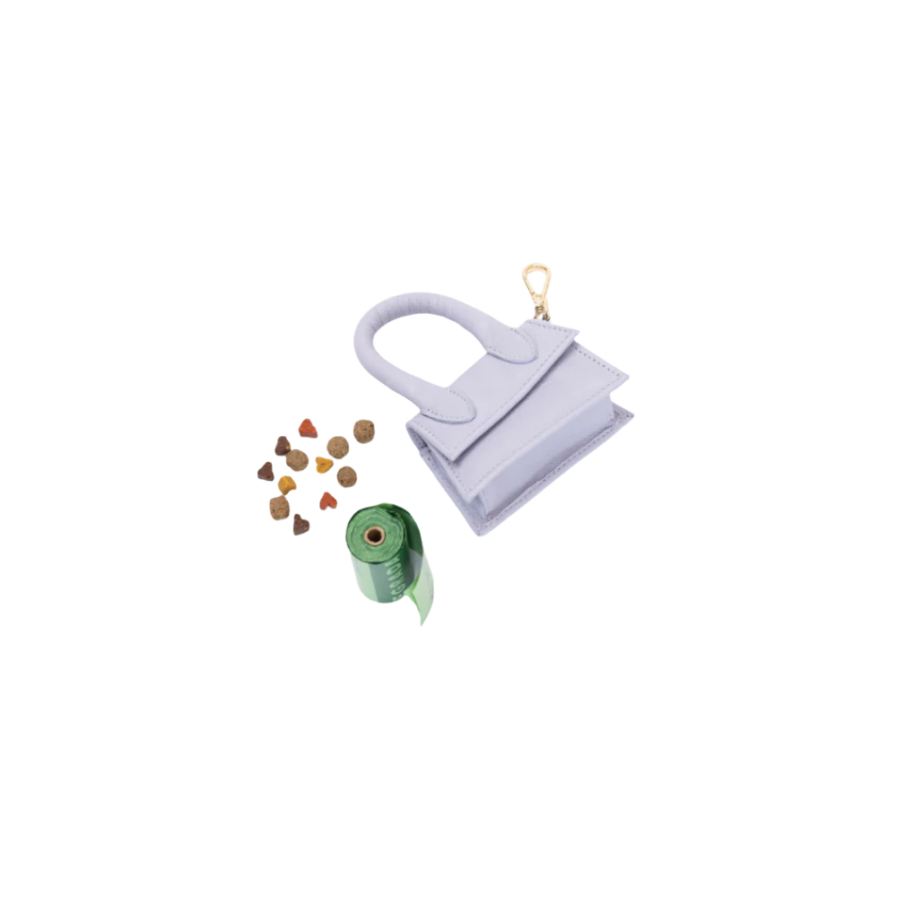 Designer Bag Beloningstasje & Poepzakdispenser – Lila Paars