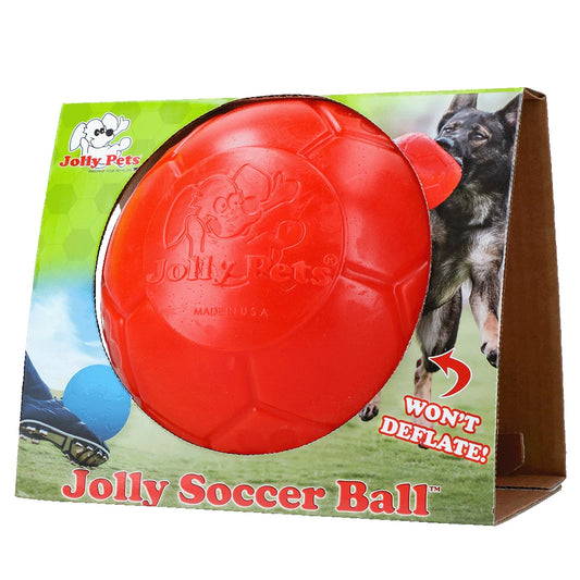 Jolly Soccer Ball Oranje M 20 cm | Lekvrije Voetbal