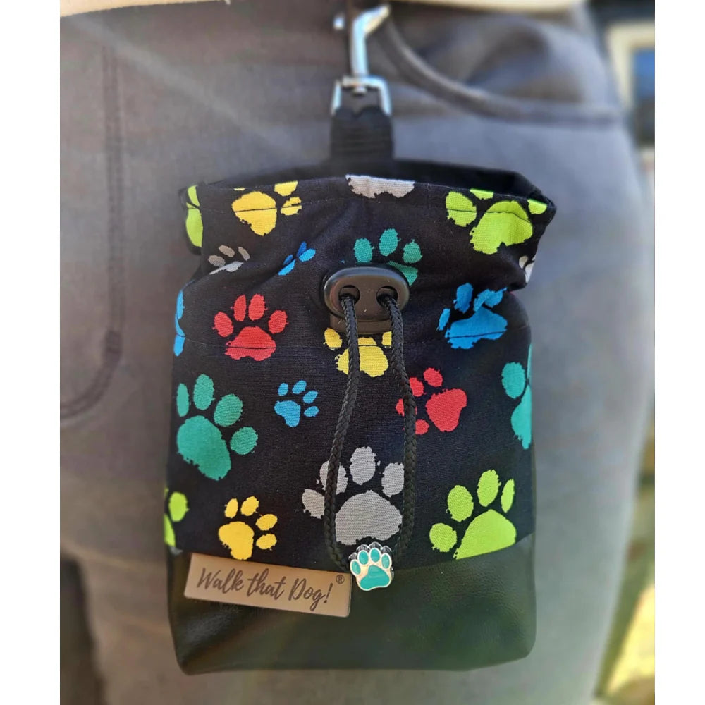 Beloningstasje “Give the PAW” – Handgemaakt Train-&-Snack Zakje