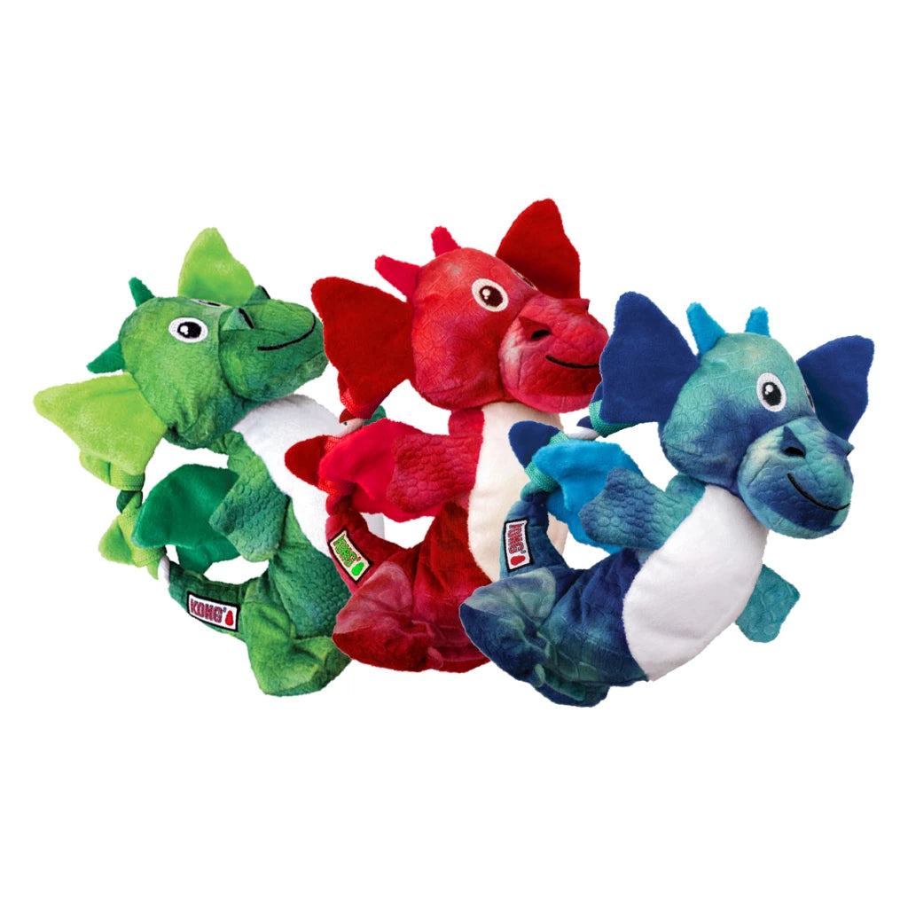 Compact dragon knuffel hondenspeelgoed KONG