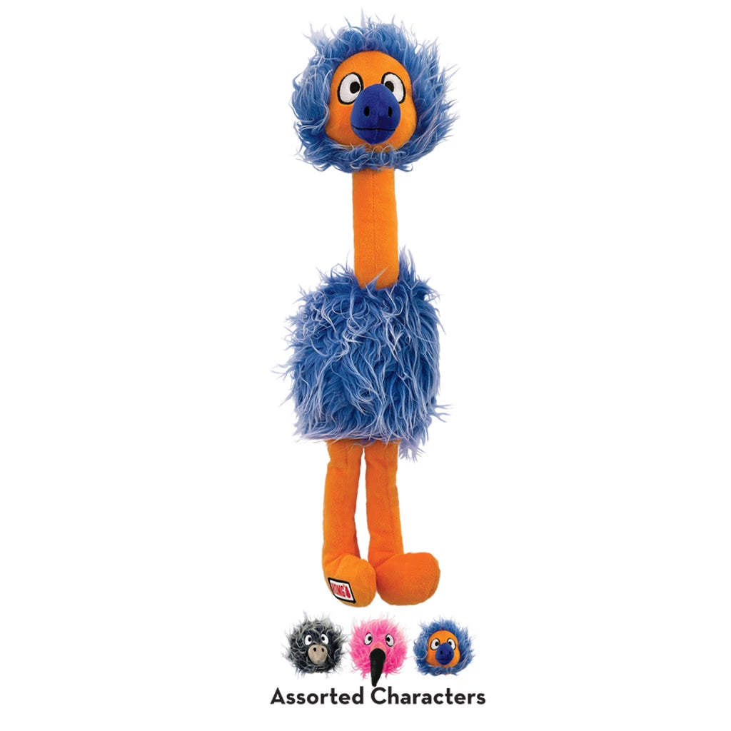 KONG Comfort Jumbo Birds Assorti Extra Grote Hondenknuffel met 2 Piepers
