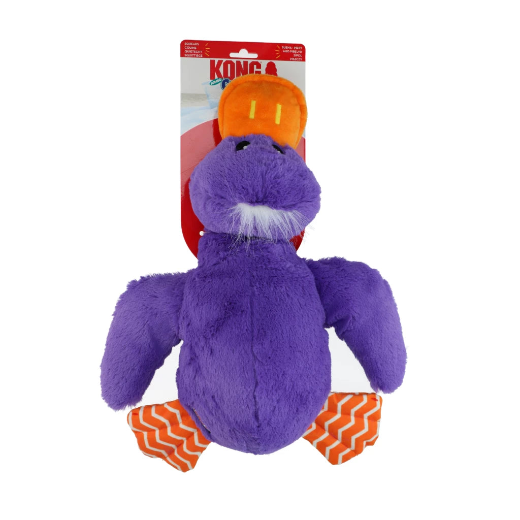KONG Comfort Jumbo Extra Grote Hondenknuffel met Piepers en Knisper