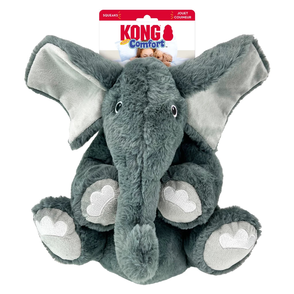 KONG Comfort Kiddos Olifant Pluche Hondenspeeltje