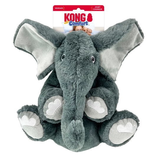 KONG Comfort Kiddos Olifant Pluche Hondenspeeltje
