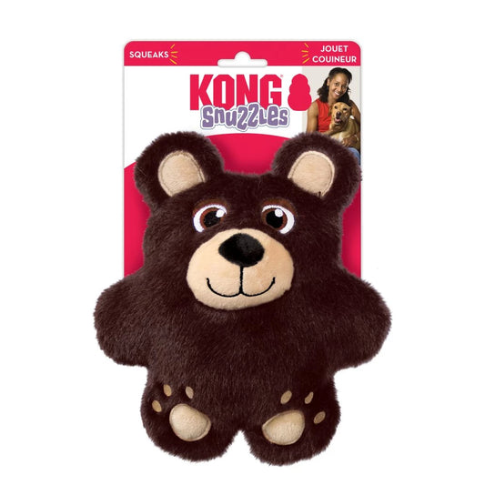 KONG Snuzzles Bear – Pluche Hondenspeelgoed