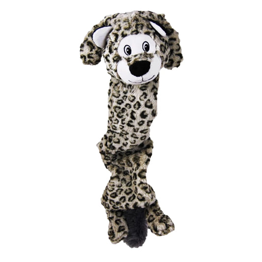 KONG Stretchezz Snow Leopard XL - Pluche Hondenspeelgoed