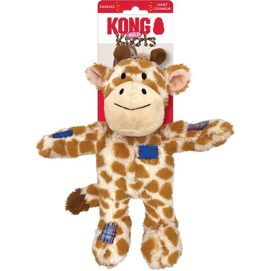 KONG Wild Knots Giraffe – Pluche Hondenspeelgoed