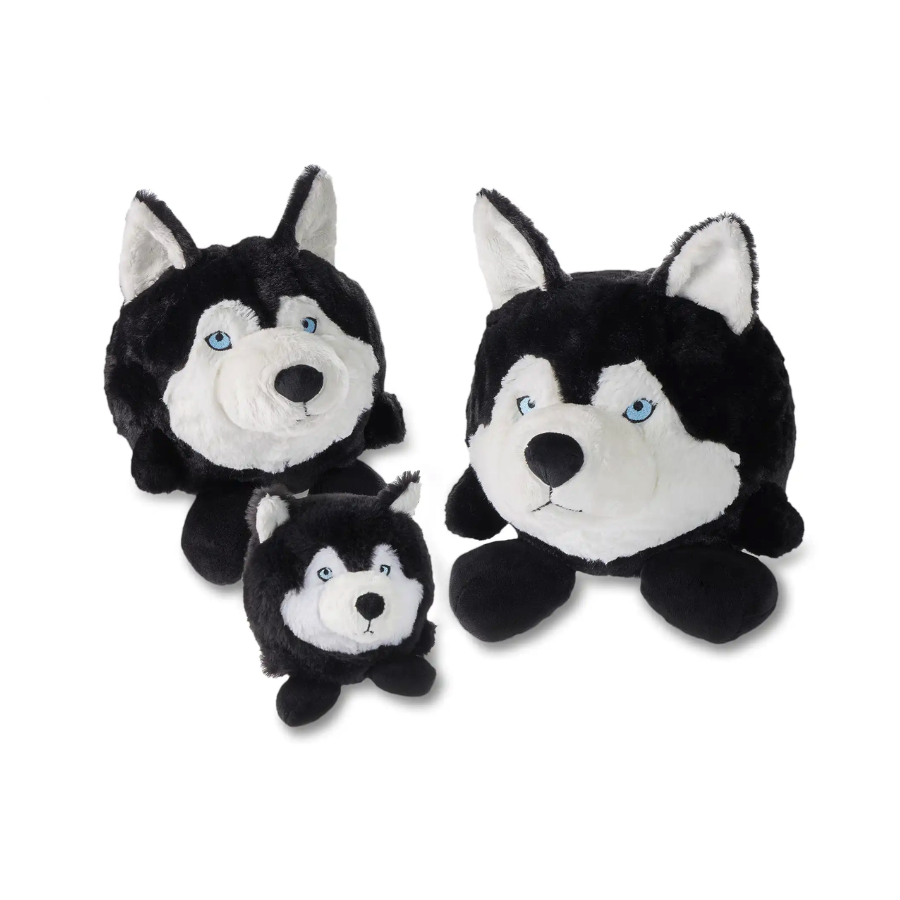 Plush Ball Henry Husky Zachte Hondenknuffel zonder Pieper