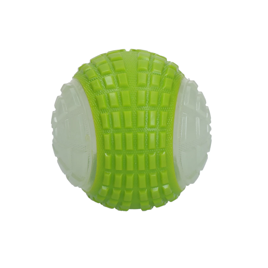 Dog Comets Glow in the Dark Moon Bal Groen Hondenspeeltje