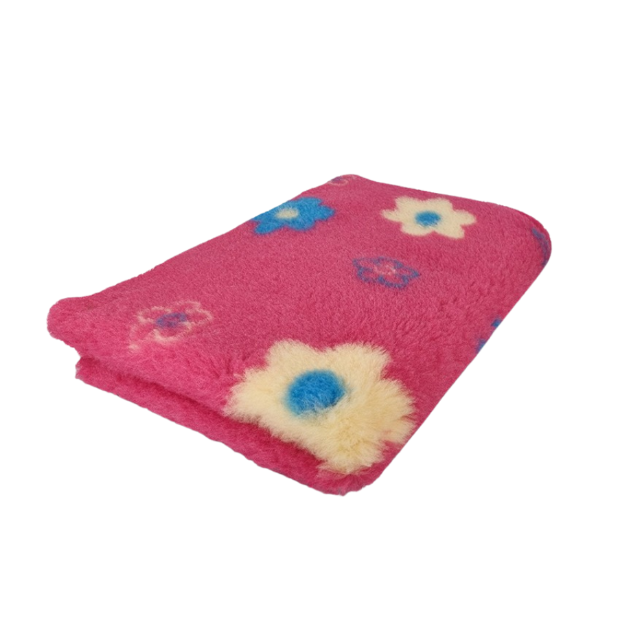 Vetbed Roze Retro Bloemen – Ultrazacht comfort