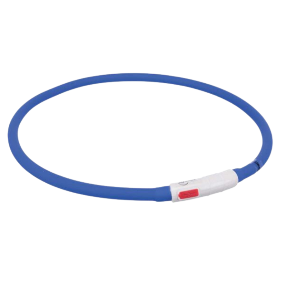 Trixie USB Flash Light Band — Veiligheid & zichtbaarheid (blauw)